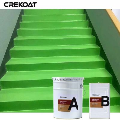 El revestimiento de piso epoxi antideslizante de alta construcción proporciona una protección robusta