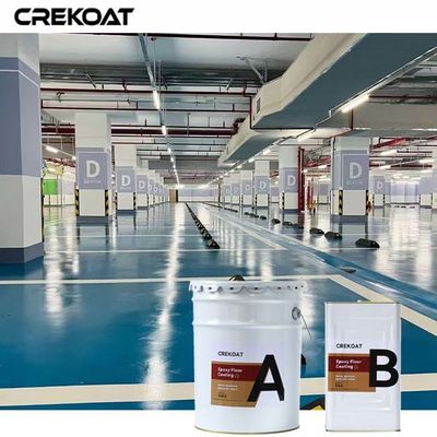 El revestimiento de piso epoxi antideslizante de baja viscosidad penetra profundamente en el hormigón para una fuerte adherencia