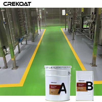 Resistencia industrial Revestimiento de suelo epoxi Auto-primación Ahorro de tiempo durante la aplicación