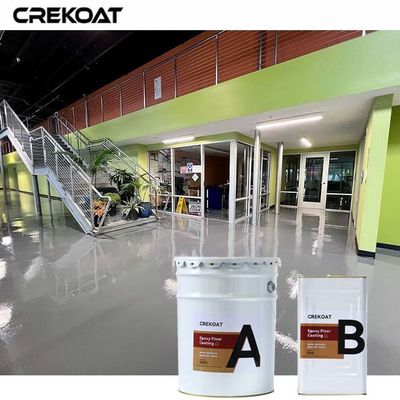 Revestimiento de pisos de color epoxi y poliuretano de alto rendimiento