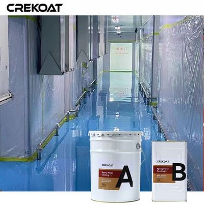 Revestimiento industrial de piso epoxi no amarillento Excelente adhesión a los sustratos de hormigón