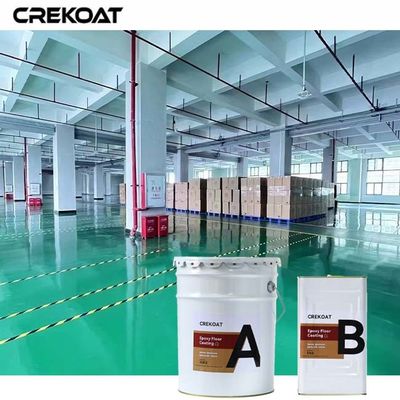 Opción duradera de revestimiento de suelo epoxi industrial de uso pesado para espacios comerciales