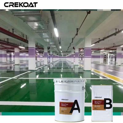Estacionamiento de automóviles Industrial Revestimiento de suelo epoxi Reparación de mortero epoxi Concreto dañado