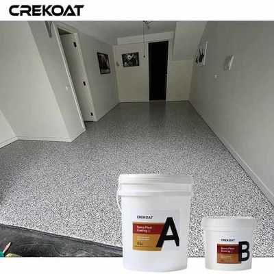 Revestimiento de garaje de poliespártico transparente adhesivo de color vibrante para el hormigón