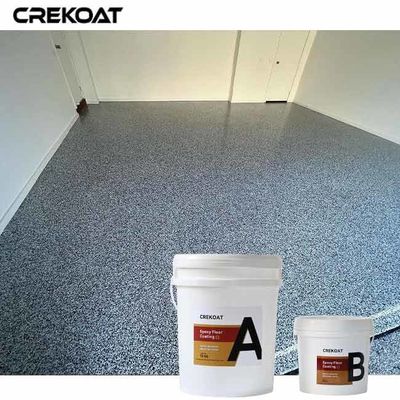 El revestimiento de piso de polipartico epoxi con bajo contenido de COV mejora la flexibilidad y la resistencia a la abrasión