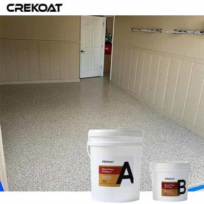 Revestimiento de suelo de chapa epoxi de alto brillo sobre superficies de hormigón existentes