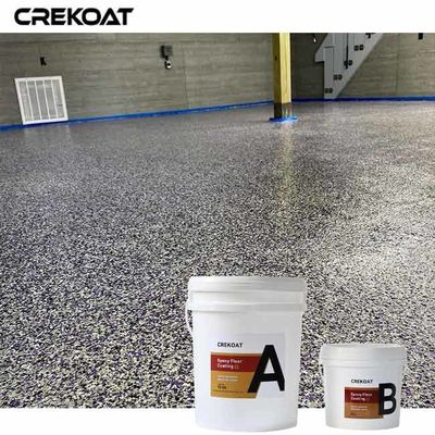 Revestimiento de suelo de chapa epoxi de múltiples capas con estabilidad UV para interiores y exteriores