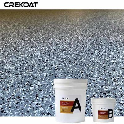 Revestimiento de suelo de chapa epoxi de larga duración mejora la tracción de la superficie texturizada