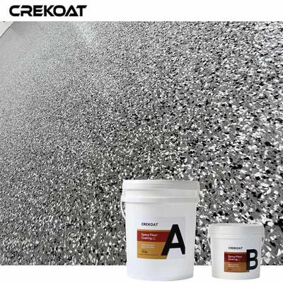 Revestimiento de suelo de chapa epoxi UV estable sin costuras para una superficie lisa