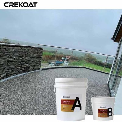 Texturas innovadoras Revestimiento de guijarros epoxi que produce un piso impresionante