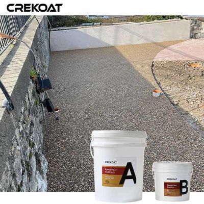 Resina a base de agua Resina epoxi de piedra lavada con superficie de estética natural