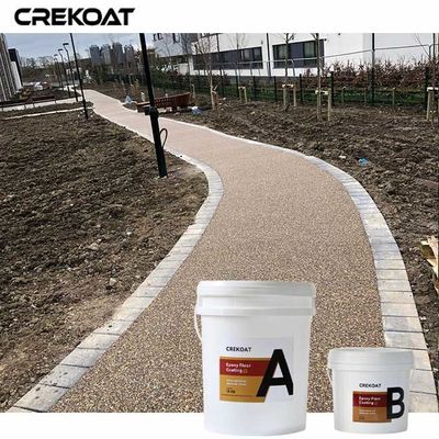 Custom Designs Resin Washed Pebble Stone Epoxy Slip Resistance And Easy Maintenance