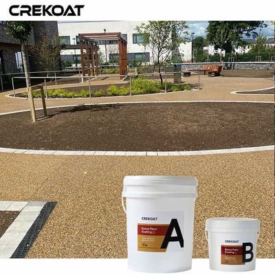 Seamless Surface Pebble Stone Epoxy For Concrete Wood Or Metal
