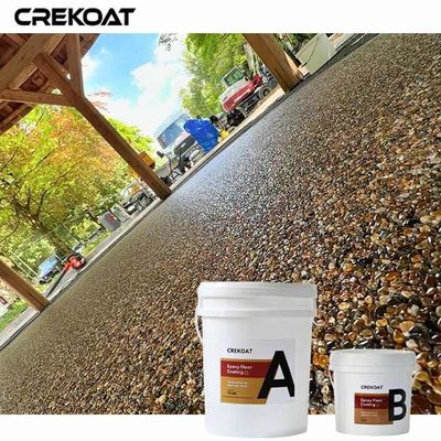 Quick Curing Pebble Stone Epoxy Anti-Microbial Surface For Improved Hygiene