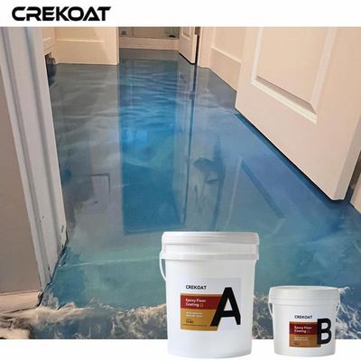 Piso de hormigón metálico manchado para interiores Existencia a productos químicos e imperfecciones