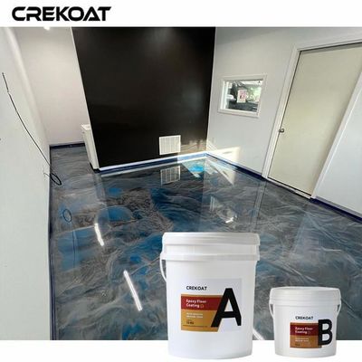 Revestimiento metálico de piso epoxi autounivelable para uso pesado