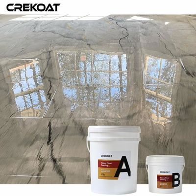 Revestimiento para suelos epoxi metálico puro no tóxico de acabados brillantes o opacos