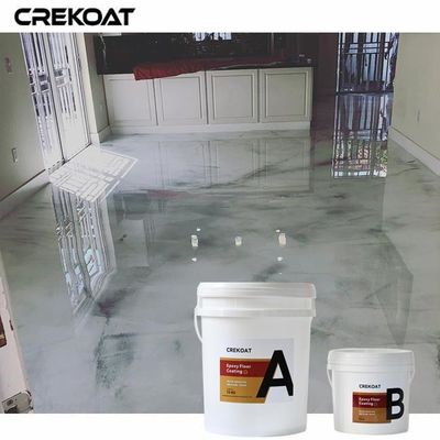 Revestimiento de suelo epoxi metálico resistente al deslizamiento para interiores y exteriores