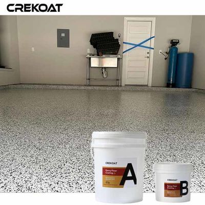 Revestimiento de piso de chapa epoxi resistente a manchas y tráfico pesado