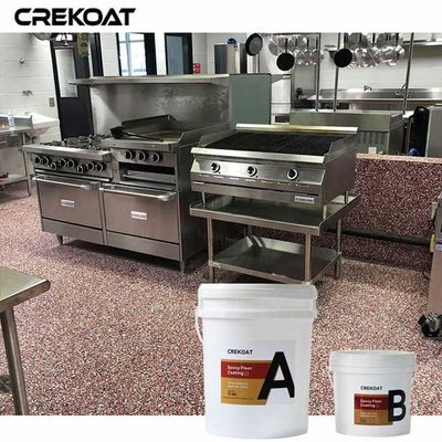 Revestimiento de suelo de chapa epoxi a prueba de humedad Transmisión de vapor para ambientes húmedos