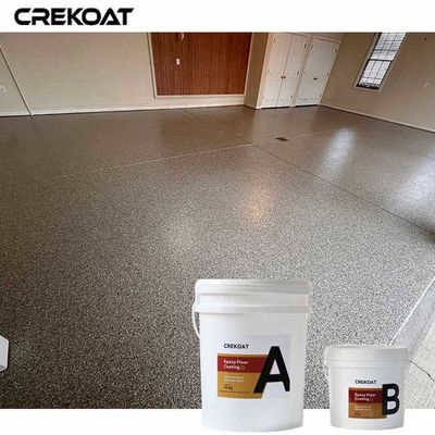Alta tolerancia a la humedad Revestimiento de suelo de hormigón en escamas para ambientes húmedos