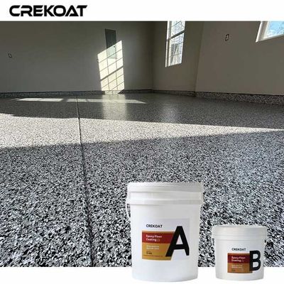 Revestimiento de piso de chapa epoxi autonivelable con bajo olor durante la aplicación