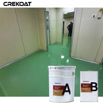 Industrial Epoxy Floor Coating Self-Leveling Creates Smooth Mirror-Like Finish