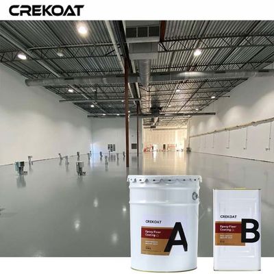 Heavy-Duty Industrial Epoxy Floor Coating With Standard Epoxy Topcoat