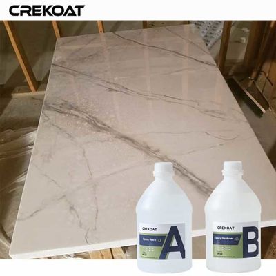 Opción de acabado mate Resina epoxi clara aspecto moderno Tiempo de trabajo extendido