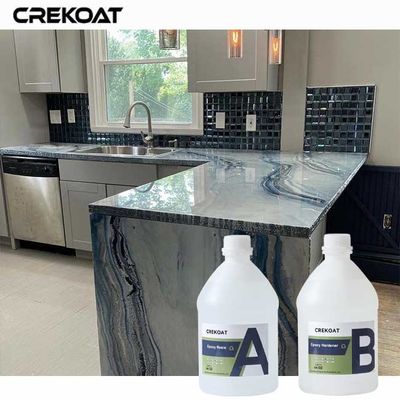 Alta brillantez de la parte superior de la mesa de resina epoxi auto desgasificación para minimizar las burbujas de aire