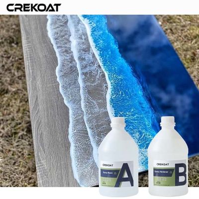 Transparencia de la mesa superior Resina epoxi Adhesión superior a diversas superficies