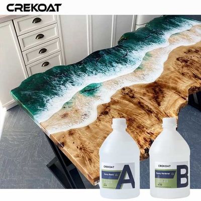 Resistencia a los rayos UV Resina cristalina clara para tabletas y acabados de muebles