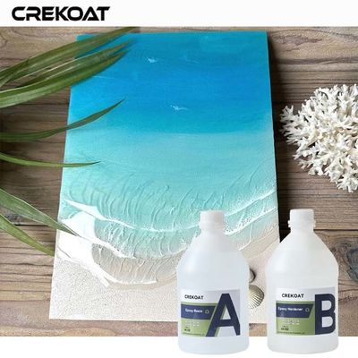 Resina epoxi clara de cristal de ajuste rápido para un proyecto rápido