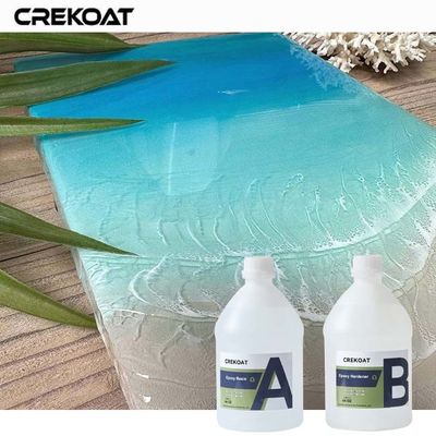 Resina epoxi clara de cristal de ajuste rápido para un proyecto rápido