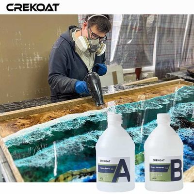 Resina epoxi de 1 galón de baja contracción hecha para tabletas y muebles