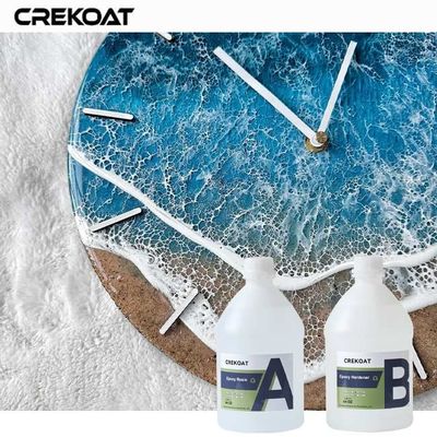 Transparencia impecable Resina epoxi transparente forma una superficie resistente a los arañazos