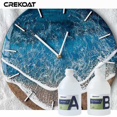 Resina epoxi clara auto-nivelable ideal para su uso en obras de arte complejas de medios mixtos