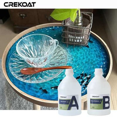 Fórmula de curado rápido de resina epoxi clara no amarillenta para resultados más rápidos
