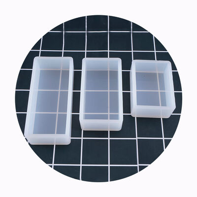 Molde de cubo de gotero de cristal DIY, cubo de espejo alto de silicona, joyas y adornos hechos a mano