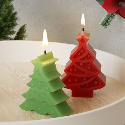 DIY Resin Christmas Tree Snowflake Snowman Elk Ornament Christmas Series Gypsum Candle Silicone Mold