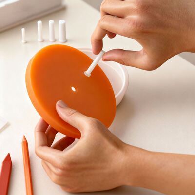 DIY dropper pendant keychain no drilling silicone hole nail compatible with 3/4/5/6/8mm hole nail