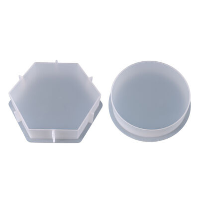 Molde de gotero de cristal DIY, cuerpo circular, cuerpo hexagonal, mesa, archivo de libros, molde de silicona