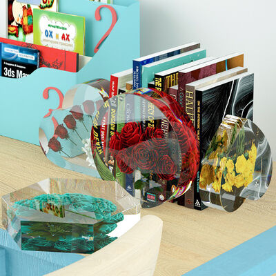Molde de gotero de cristal DIY, cuerpo circular, cuerpo hexagonal, mesa, archivo de libros, molde de silicona