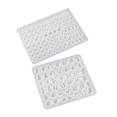 DIY Mini Resin Dropping Mold Collection Multiple Earnail Bracelet Pendant Accessories Hanging Pendant Silicone Mold