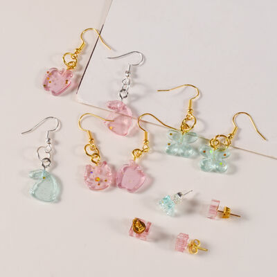 DIY Mini Resin Dropping Mold Collection Multiple Earnail Bracelet Pendant Accessories Hanging Pendant Silicone Mold