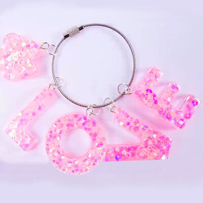 Crystal Drip Glue English Pinyin Alphabet Silicone Mold DIY Handmade Jewelry Resin Digital Pendant Pendant Model