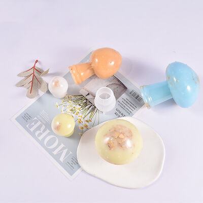 Crystal dropper DIY silicone mold, 3D mushroom ornament handmade, garden art grinding tool