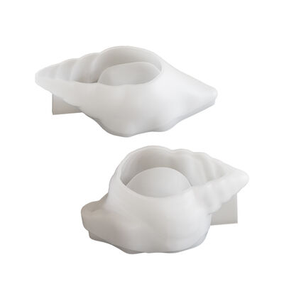 DIY crystal dropper resin conch storage box, table, aromatherapy candle cup, gypsum flower pot, flower pot, silicone mold