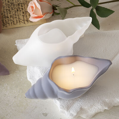 DIY crystal dropper resin conch storage box, table, aromatherapy candle cup, gypsum flower pot, flower pot, silicone mold