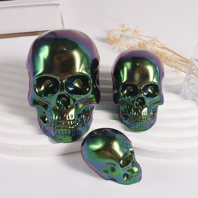 DIY dropper candle, small skull keychain pendant, Halloween skull ornament, silicone mold